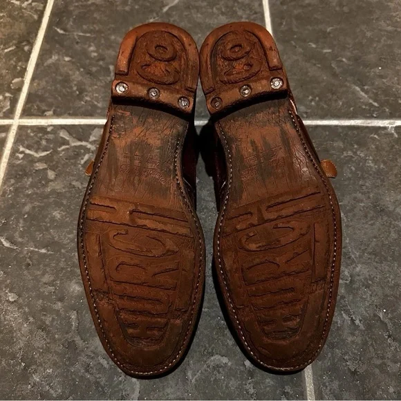Church's Brown and Tan Leather Monk Strap Loafers - Picture 6 of 7